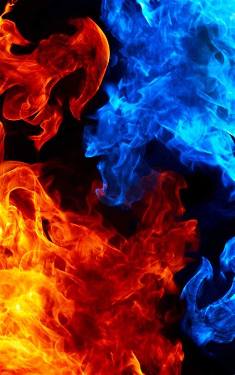 Red And Blue Fire Wallpaper 59 Images