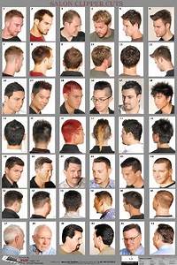 07wm Mens Hairstyle Guide Poster Barber Depot