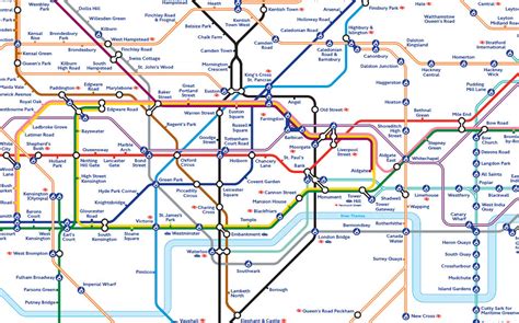 Section Of Tube Map 2019 Including Crossrail A Photo On Flickriver