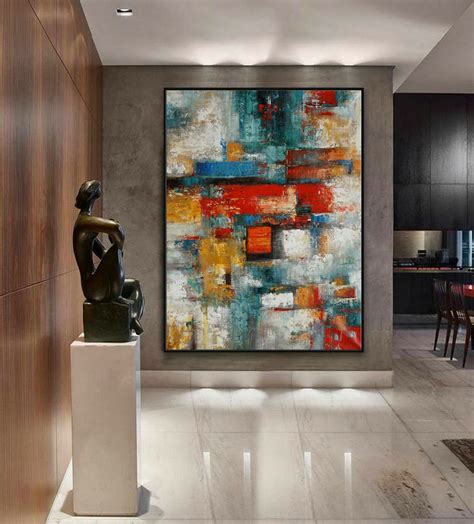 Texture Modern Contemporary Abstract Canvas Wall Art Extra