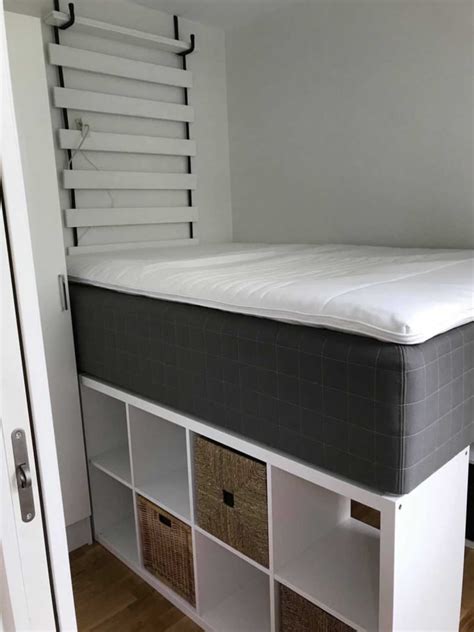 9 Ikea Platform Bed Hacks For More Storage Apartment Therapy