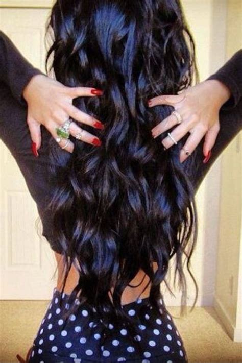 Getting shiny hair doesn't have to be difficult. Black curly long hair, you can attain shiny hair like this ...
