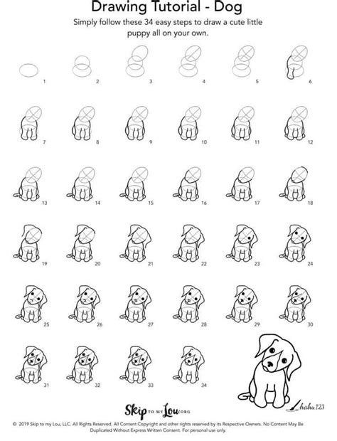This is the way i set up most of my drawings, only for this tutorial i used a simple doggie. How to draw a dog step by step illustration. Learn how to ...