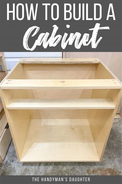 How To Build A Base Cabinet Box The Handymans Daughter