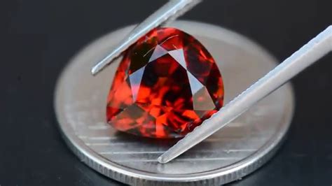 413ct Unheated Natural Oval Orange Zircon Tanzania Youtube