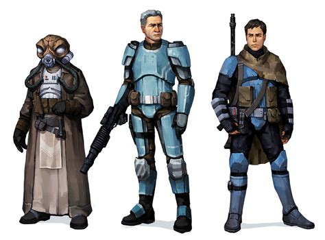 My Star Wars Groups Characters As Depicted By Will Nunes Swrpg
