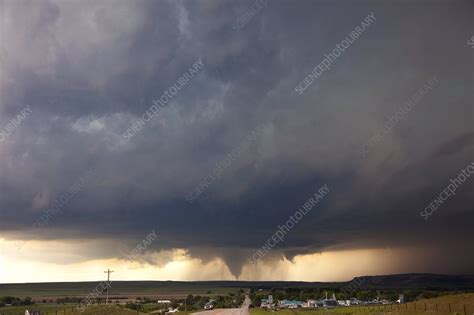 Supercell Thunderstorm And Tornado Usa Stock Image C