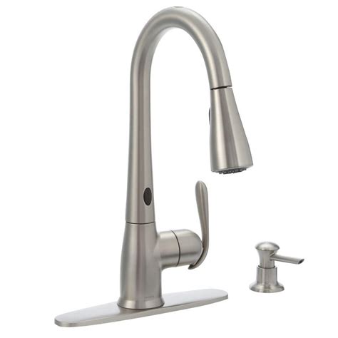 4.8 out of 5 stars. Moen Haysfield MotionSense 1 Handle Pulldown Kitchen ...