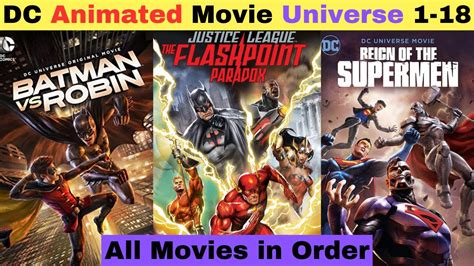Dc Animated Movie Universe Dc Animated All Movies List How To Watch