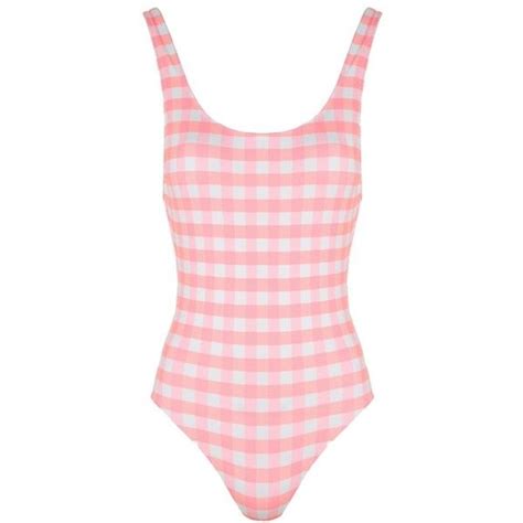 solid and striped the anne marie gingham 80 liked on polyvore featuring swimwear one piece