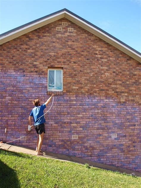 Painting The Exterior Brick Walls Of Our Home Glamour Coastal Living