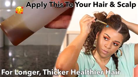do this to your hair and scalp every week and watch it grow longer thicker and healthier 😍 youtube