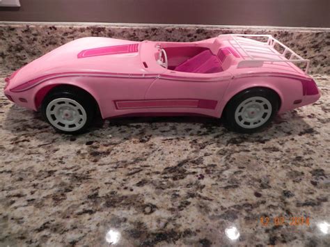 Vintage 1979 California Barbie Pink Corvette Stingray Convertible Car