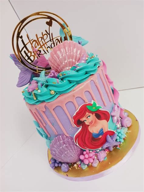 The Little Mermaid Cake Little Mermaid Cakes Mermaid Cakes Mermaid Birthday Cakes