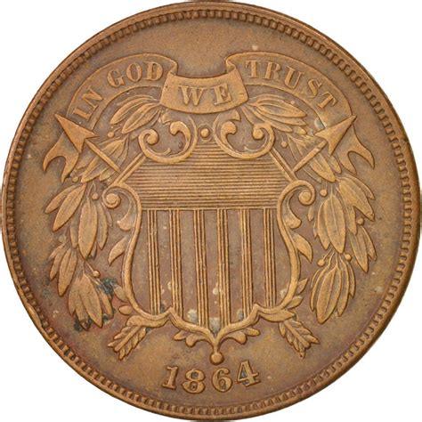 Two Cents 1864 Coin From United States Online Coin Club