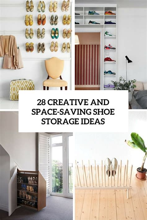 You can store shoes behind the entryway door with another easy idea as well. 28 Creative Shoe Storage Ideas That Won't Take Much Space ...