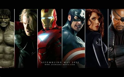 Wallpaper Thor Superhero Iron Man Hulk Captain America The