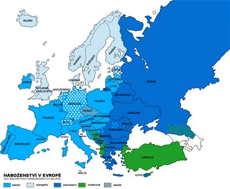 Geografska Karta Evrope Dibandingkan