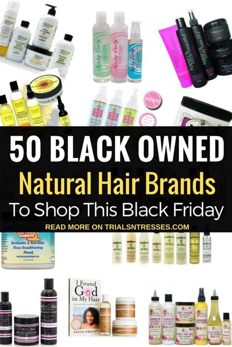 50 Black Owned Natural Hair Product Lines To Shop On Black Friday