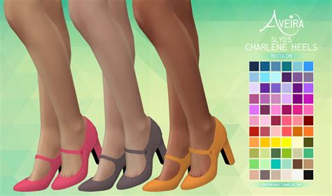 Slyds Charlene Heels Recolor Sims 4 Sims 4 Mods Sims 4 Custom
