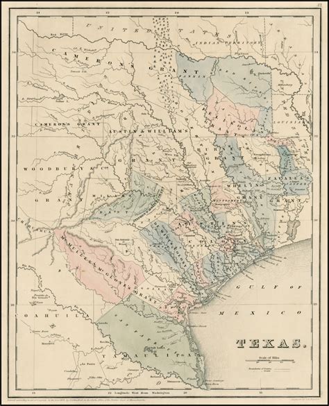 Texas Barry Lawrence Ruderman Antique Maps Inc