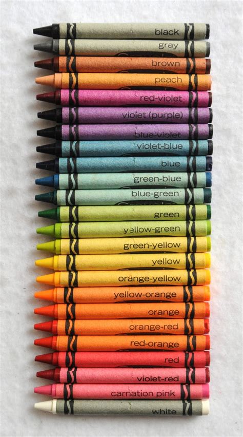 No 24 P Crayola Crayons Jennys Crayon Collection