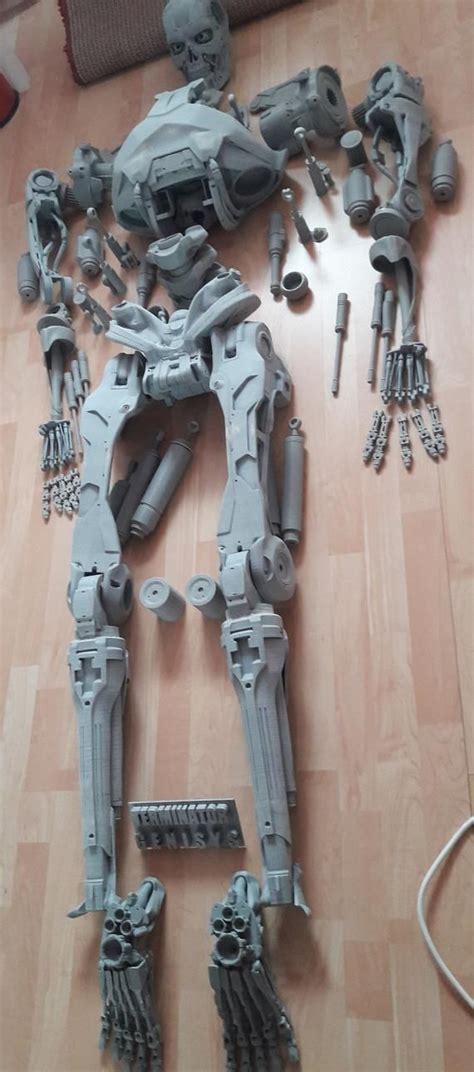 T2 Terminator T800 Genisys Model Endoskeleton 11 Lifesize Kit Etsy