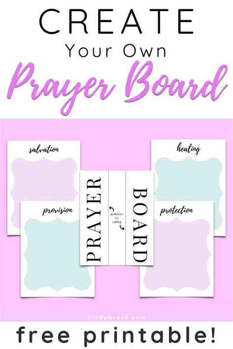 Diy Quick And Easy Prayer Board Free Printable Prayer Board Diy