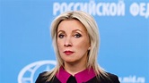 LIVE: Russlands Außenamtssprecherin Maria Sacharowa gibt wöchentliche ...