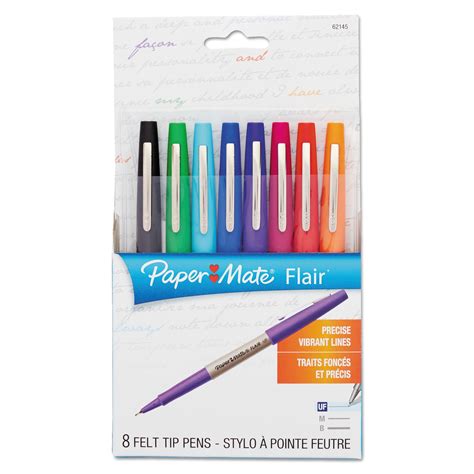 Paper Mate Flair Porous Point Stic Liquid Pens, Assorted Ink, Ultra