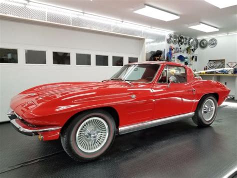 Very Nice 1964 Corvette Coupe 327300hp 4 Speed Knock Off Wheels