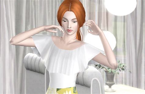 My Sims 3 Blog Off Shoulder Top For Adult Females By Sunny