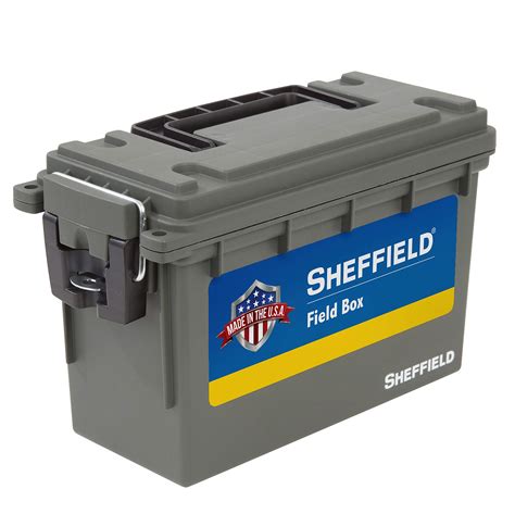 Buy Sheffield 12626 Field Box Plastic Ammo Can For Pistol And Ammo