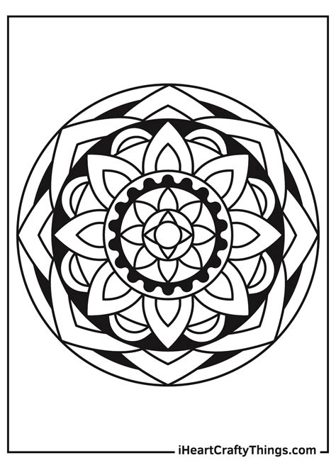Printable Mandala Coloring Pages (Updated 2021)