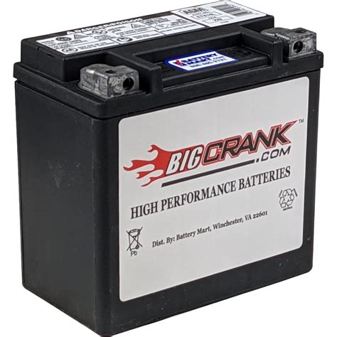 Usa Made Big Crank Etx14l Battery Free Shipping Battery Mart