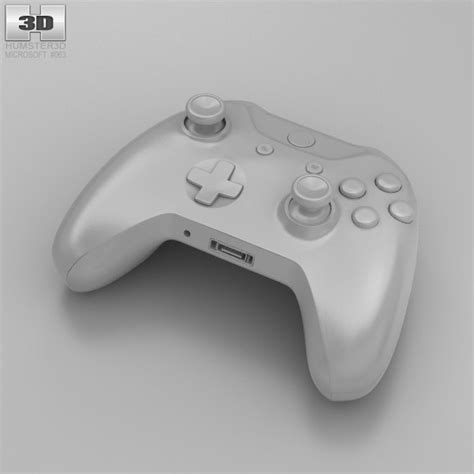 Microsoft Xbox One S Controller 3d Model Humster3d