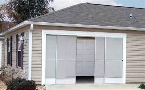 Sliding Garage Door Screens from Killian's of Palm Coast, FL