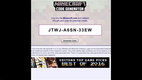 Take action now for maximum saving as these discount codes will not valid forever. Free Minecraft Gift Code Generator No Survey No Download ...