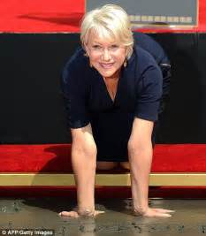 Helen Mirren Laments Having To Get Down On All Fours For Handprint