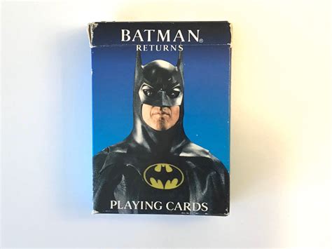 Check spelling or type a new query. Vintage Batman Returns Playing Cards 1992 USPCC Hologram | Etsy | Batman, Batman returns ...