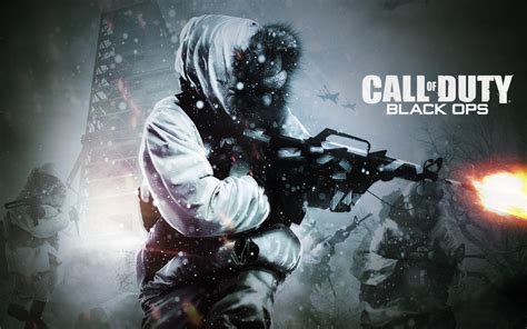 Fondos De Pantalla Call Of Duty Black Ops Soldado Pistola Fuego