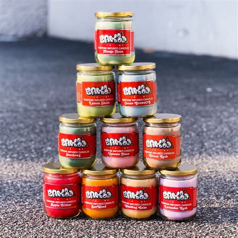 BAK8D IN NY - TERPENE INFUSED CANDLES - DISPLAY CASE – Third Eye Smoke Shop