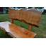 Reclaimed Wooden Benches Outdoor Garden Live Edge  Rustic