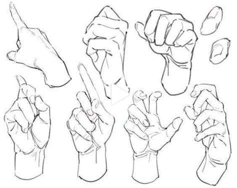 Draw A Hand Gesture In 2020 Hand Reference Hand Drawing Reference