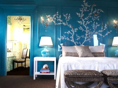 Blue bedroom walls in deep indigo and teal hues can create warm inviting spaces perfect for cosying up in while a light blue bedroom can evoke feelings of beach inspired havens when paired with floaty white linens and driftwood furnishings. 10 Luxurious Blue Bedrooms with Great Character