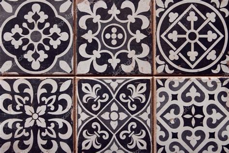 Closeup Of Typical Spanish Tiles — Stock Photo © Chrupka 48174941