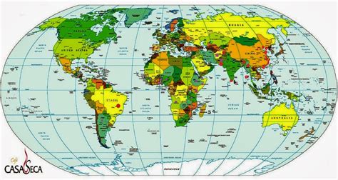 Mapa Mundi Esquematico