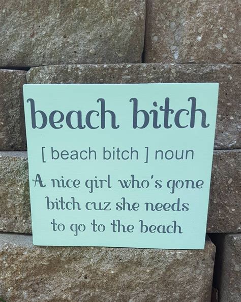 Funny Beach Sign Beach T Beach Decor Beachy Sign Beach Etsy