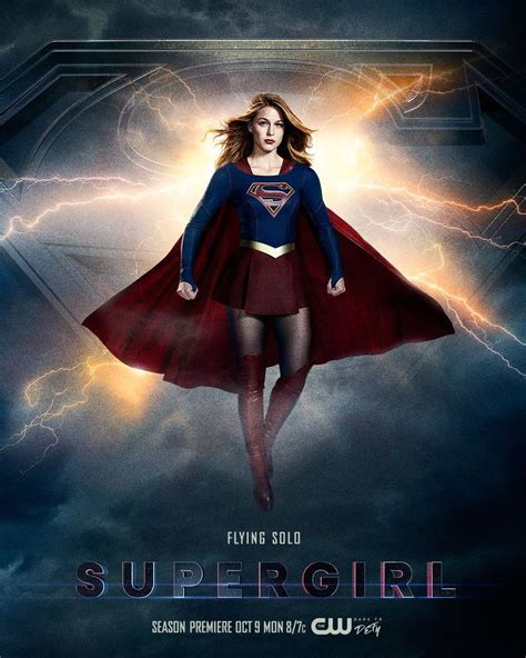 Supergirl Kara Flies Solo In New Season 3 Poster