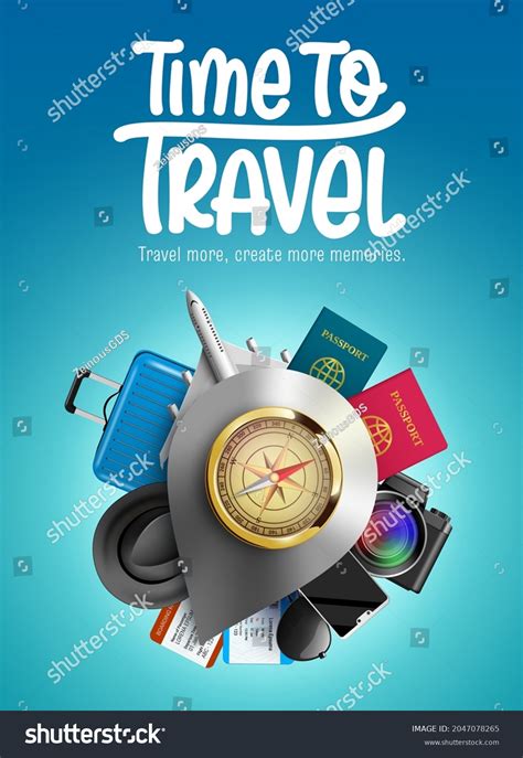 Travel Time Vector Design Time Travel Stock Vector Royalty Free